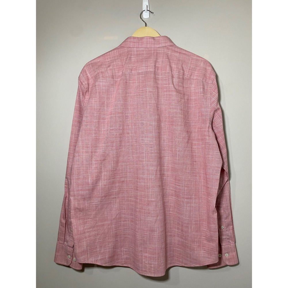 UNTUCKit Avellino WF Men's‎ X-Large Red Plaid Wrinkle Free Cotton Shirt - Picture 2 of 5